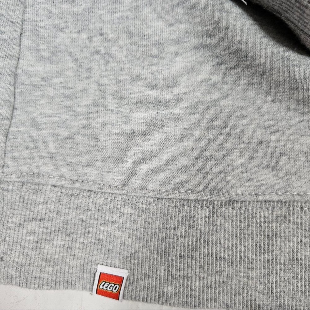 Lego Gray Sweatshirt with Colorful Minifigure Design - Picture 5 of 7